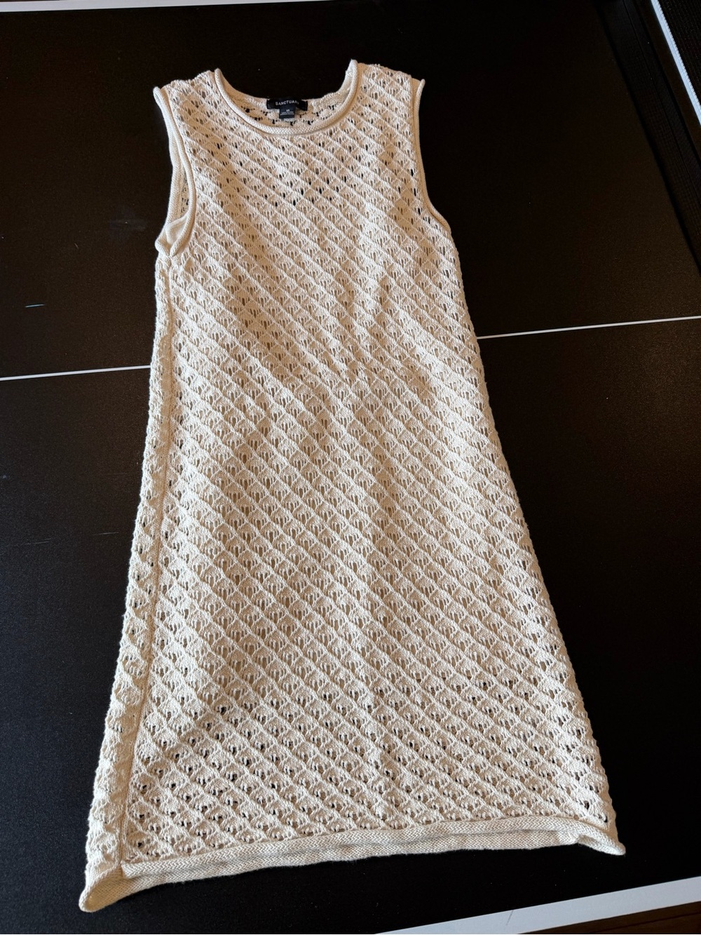Sanctuary Cream Lace Knit Dress